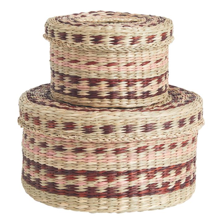 Boite de rangement Trinka en rotin - Set de 2- Image produit n°0