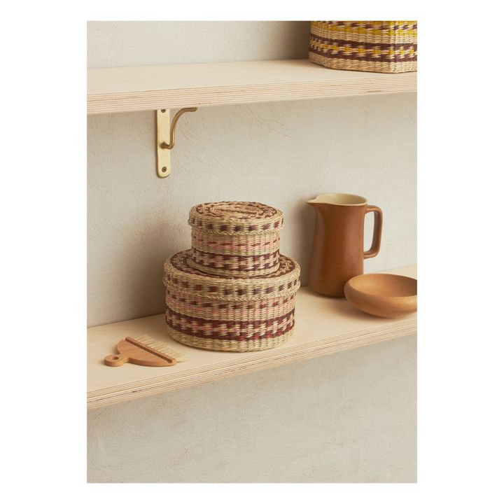 Boite de rangement Trinka en rotin - Set de 2- Image produit n°1