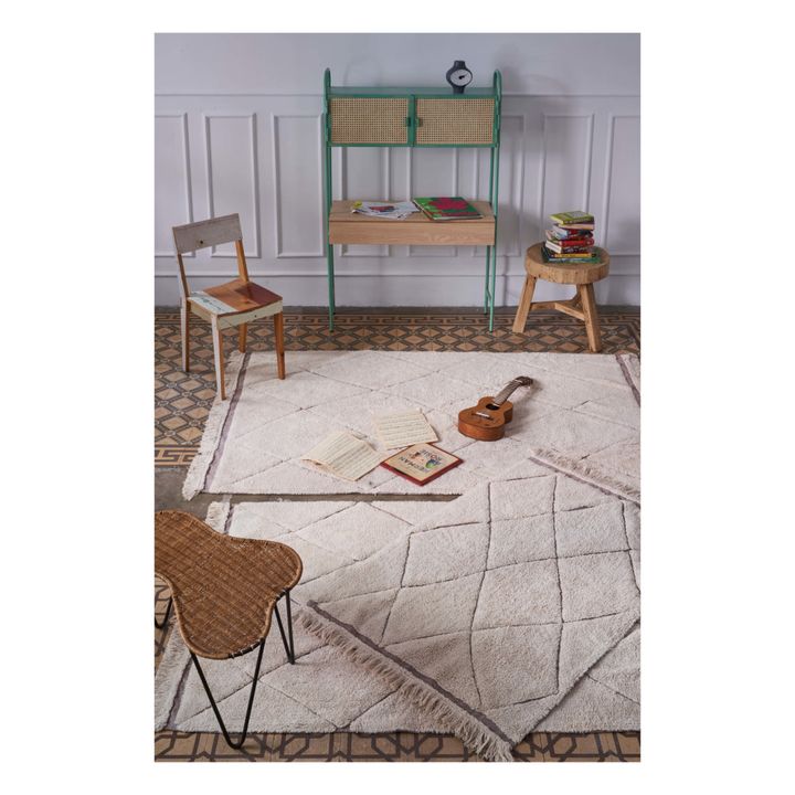 Tapis Bereber RugCycled | Ecru- Image produit n°1