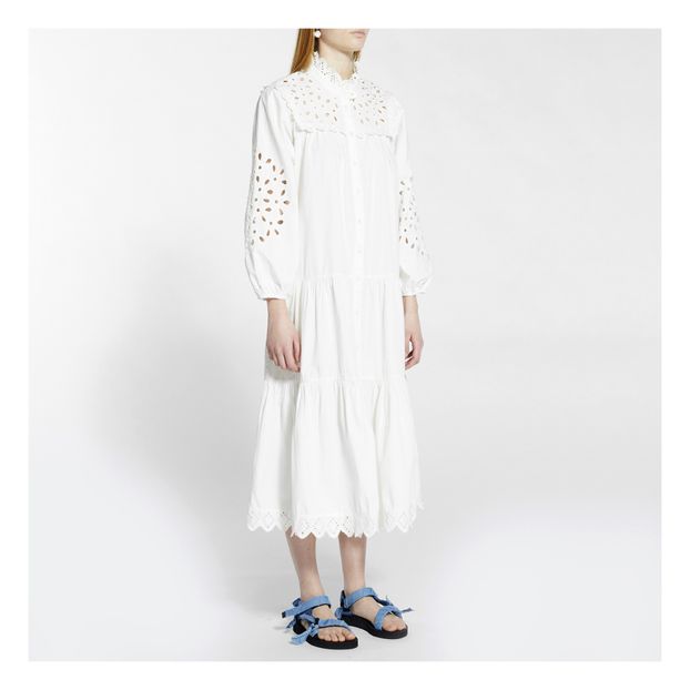 Robe Boutonnée Hazel Broderie Anglaise-product