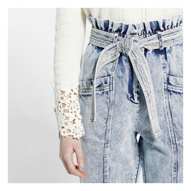 Jean Paperbag Betty Acid Wash-product