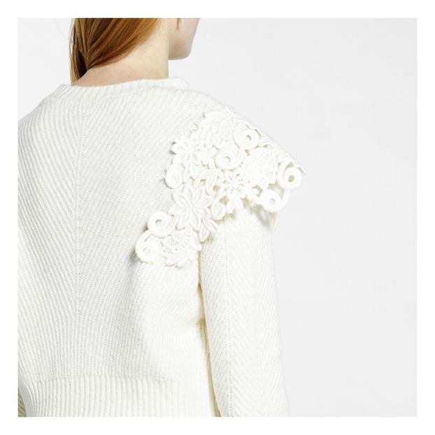 Maglione corto Zandra all'uncinetto-product