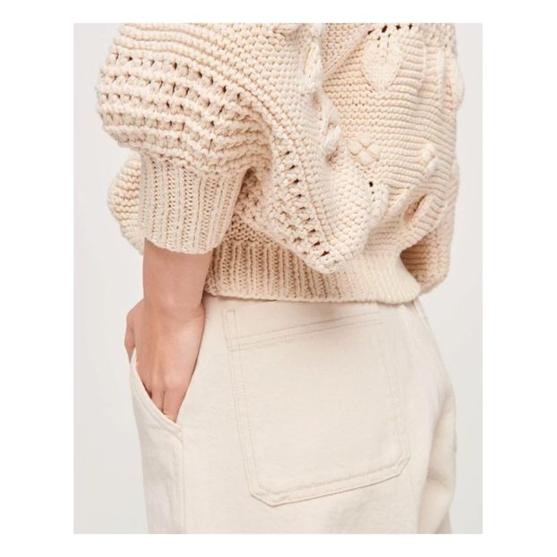Suéter Crochet Mangas Abullonadas Marietas-product