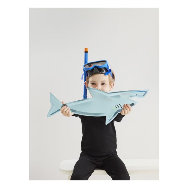 Assiettes en carton requin - Set de 4-product