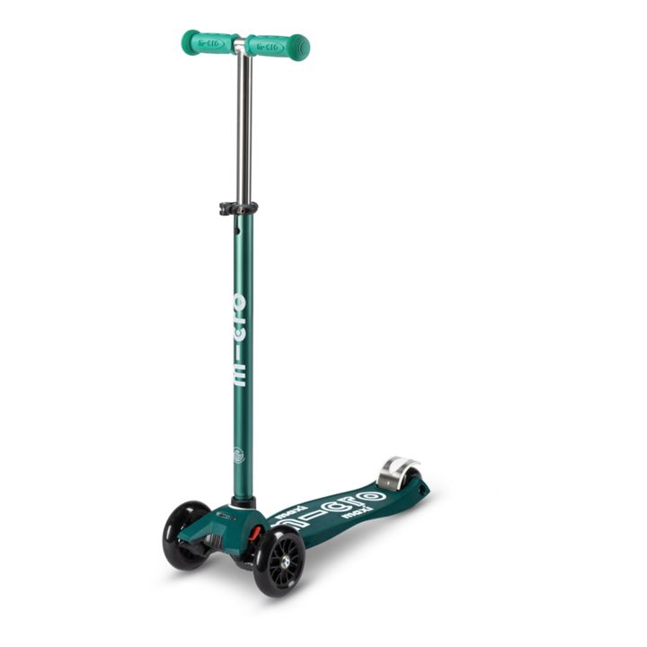 Maxi Micro Deluxe Eco Scooter | Chrome green- Product image n°0