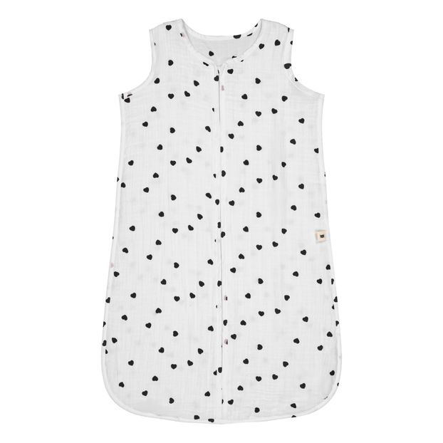 Adèle Black Heart Lightweight Baby Sleeping Bag-product
