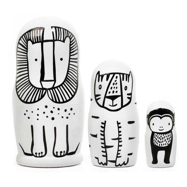 Poupées gigognes Wild - Set de 3-product