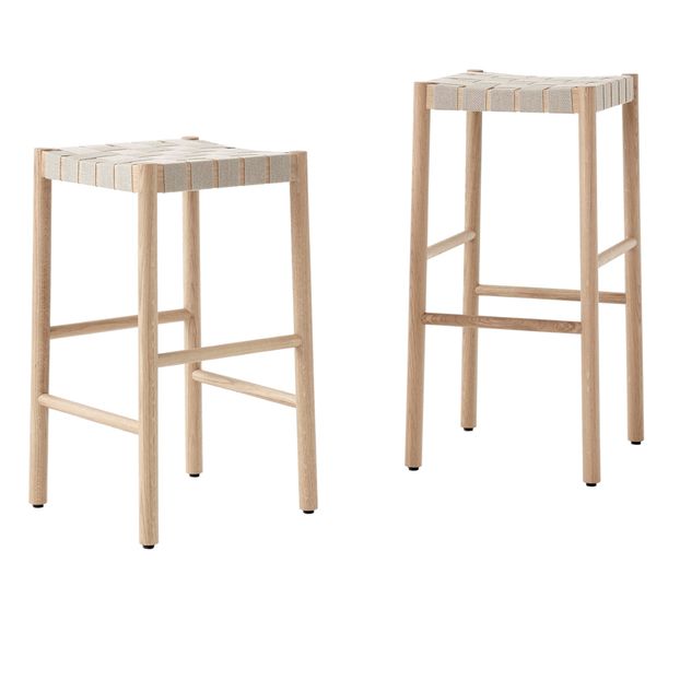 Betty Bar Stool with Wooden Base - Thau & Kallio-product