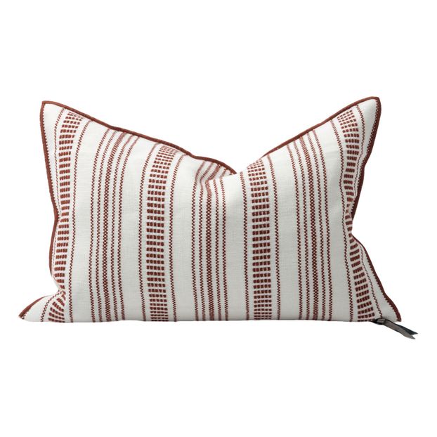 Coussin Vice Versa en toile brodée Cyclades-product