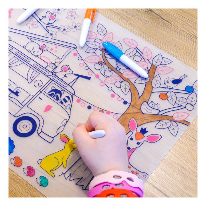Dream Van Colouring Placemat- Product image n°4