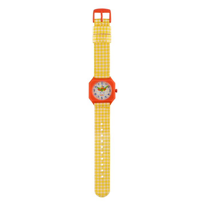 Tinycottons x Mini Kyomo - Montre Vichy | Jaune- Image produit n°0