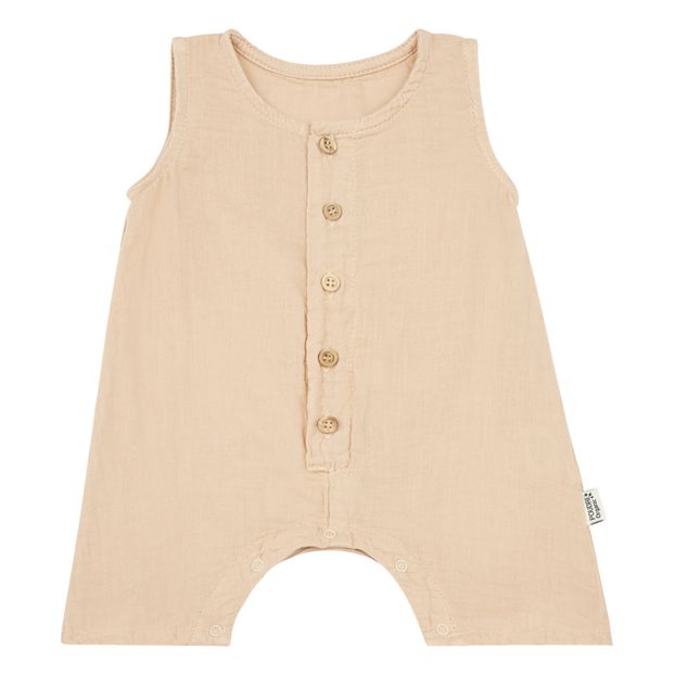 Combishort Double Gaze de Coton Bio Poivre-product