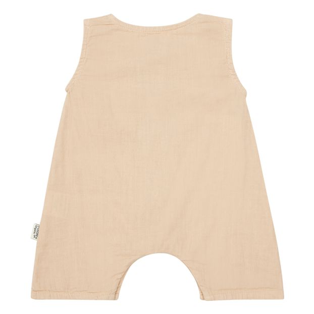 Combishort Double Gaze de Coton Bio Poivre-product