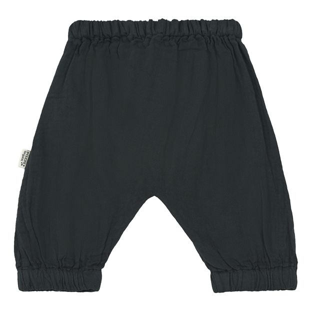 Pantalón doble gasa de algodón orgánico Canela-product