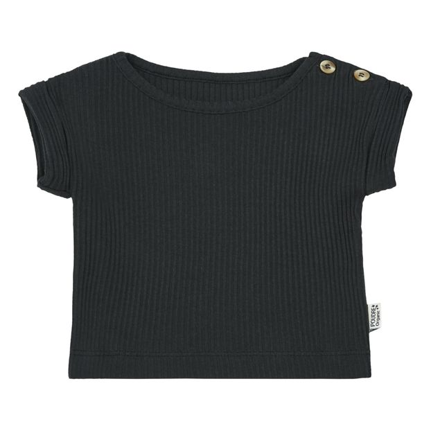 Starflower Ribbed Organic Cotton T-shirt -product