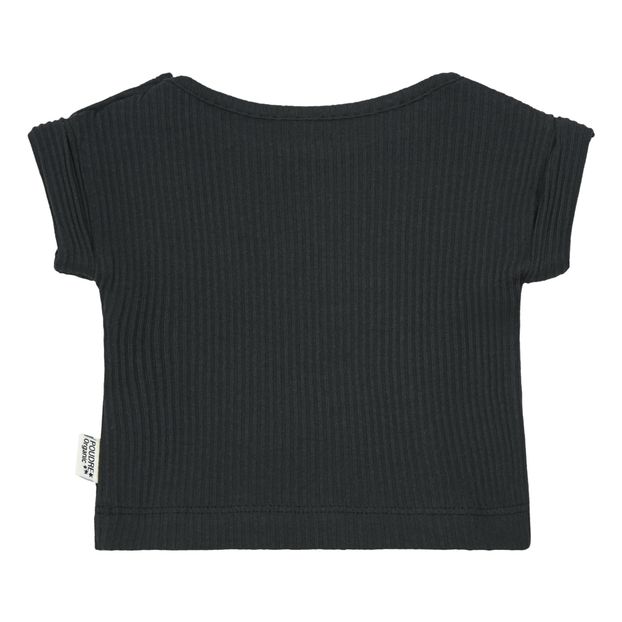 T-Shirt Coton Bio Côtelé Bourrache -product