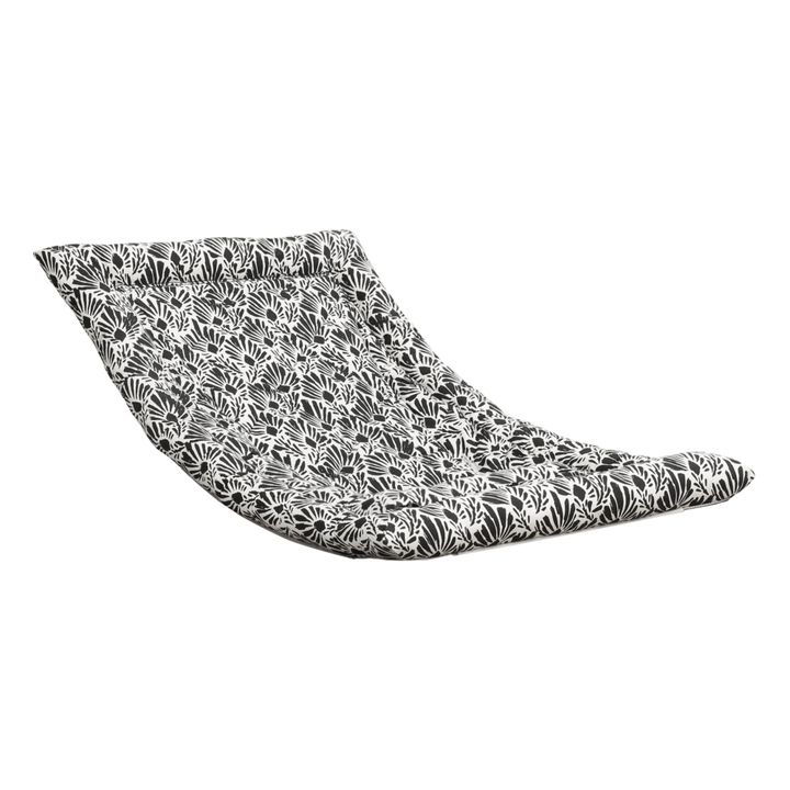 Asiento en algodón Pampa para tumbona Levo | Negro- Imagen del producto n°2