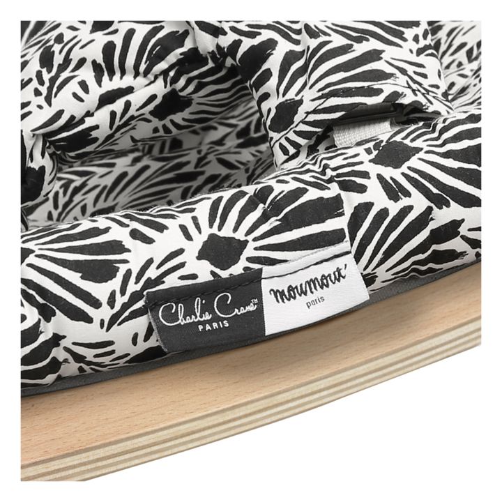 Asiento en algodón Pampa para tumbona Levo | Negro- Imagen del producto n°3