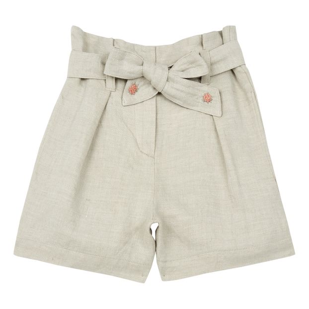Shorts in cotone e lino Nath-product