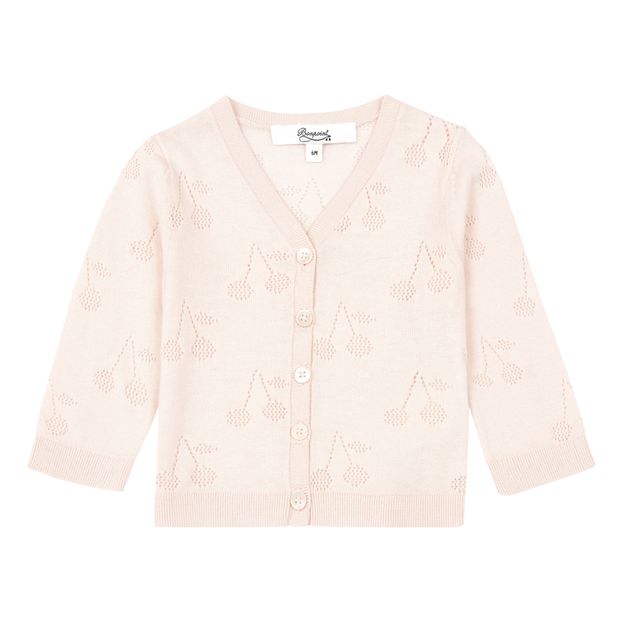 Cardigan Coton Cerises Ajourées-product