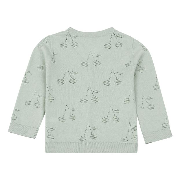 Cherry Openwork Cotton Cardigan -product