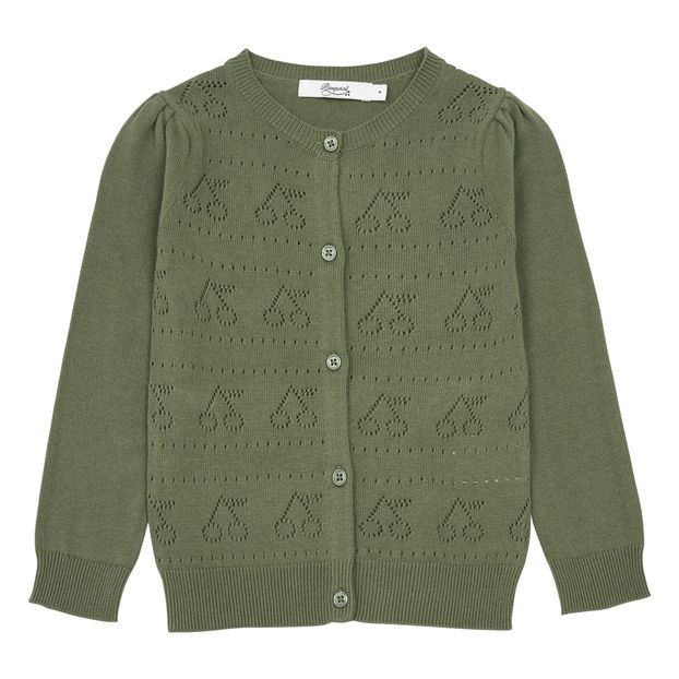 Openwork Cherry Cardigan -product
