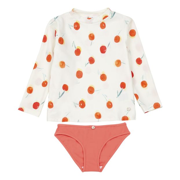 T-Shirt Anti-UV+ Culotte de Bain Cerises-product