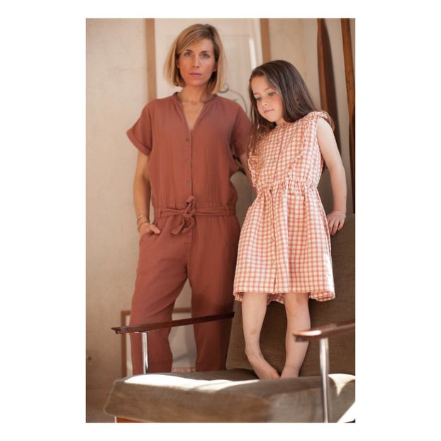 Exclusive Marlot x Smallable - Ninon Organic Cotton Muslin Dress -product