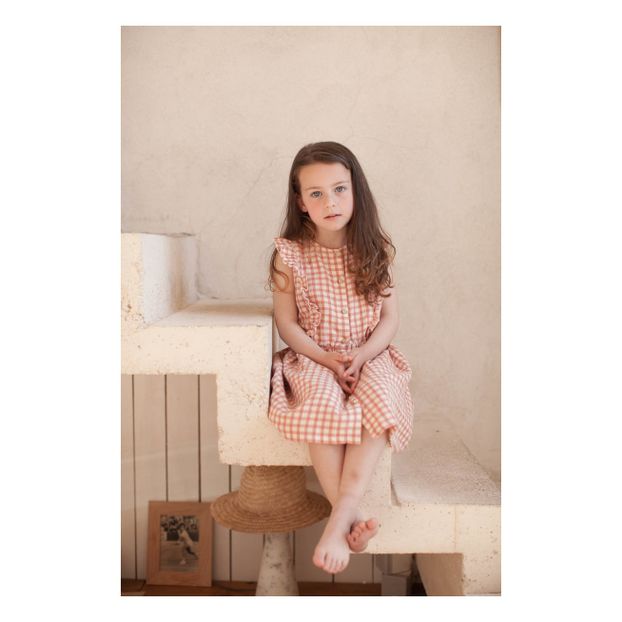 Exclusive Marlot x Smallable - Ninon Organic Cotton Muslin Dress -product