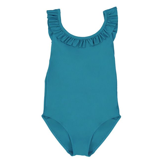 Alba Swimsuit | Peacock blue- Product image n°0