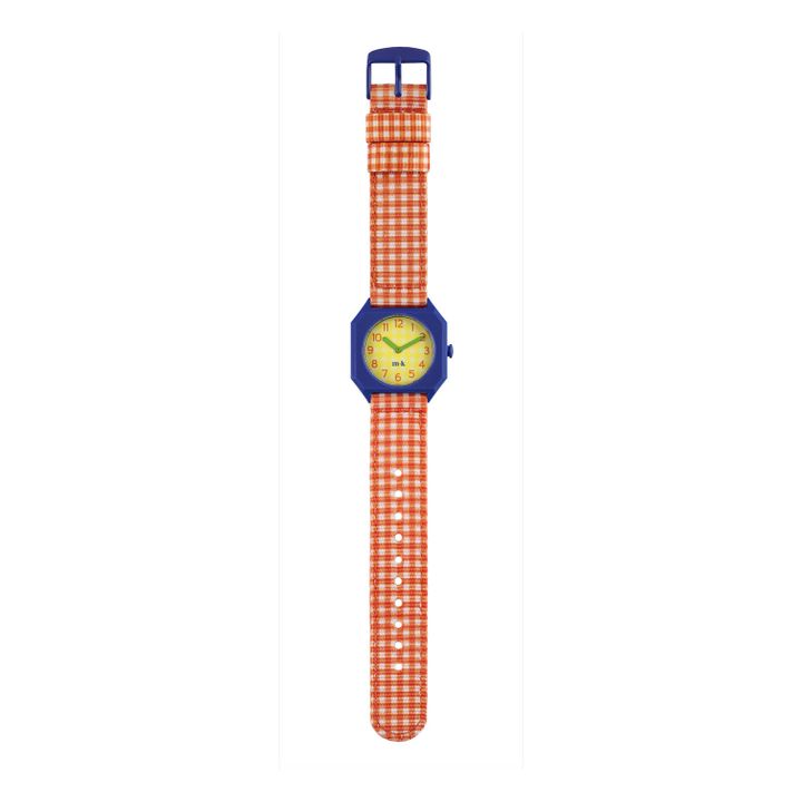 Tinycottons x Mini Kyomo - Reloj Vichy | Óxido- Imagen del producto n°0