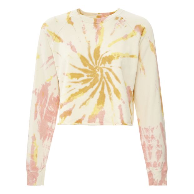 Felpa The Loafer Crop Fray Tie & Dye-product