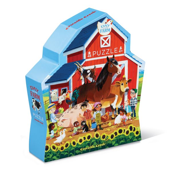 Puzzle Ein Tag auf dem Bauernhof - 48 Teile-product