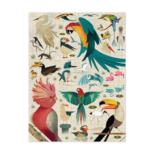 Puzzle El mundo de los pájaros - 750 piezas-product