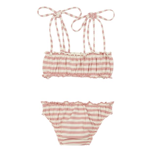 Striped Two Piece Swimsuit -product