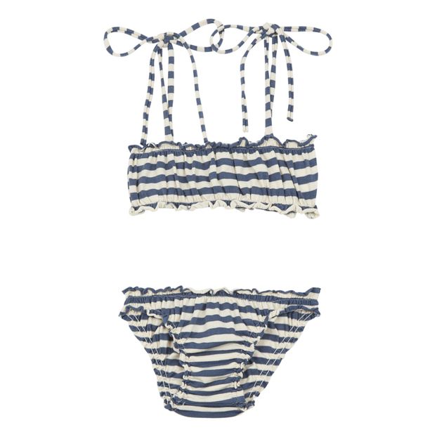 Striped Two Piece Swimsuit -product