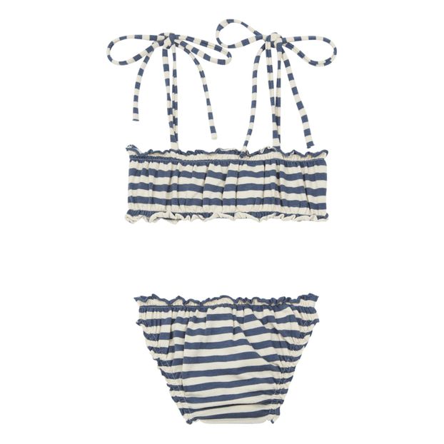 Striped Two Piece Swimsuit -product