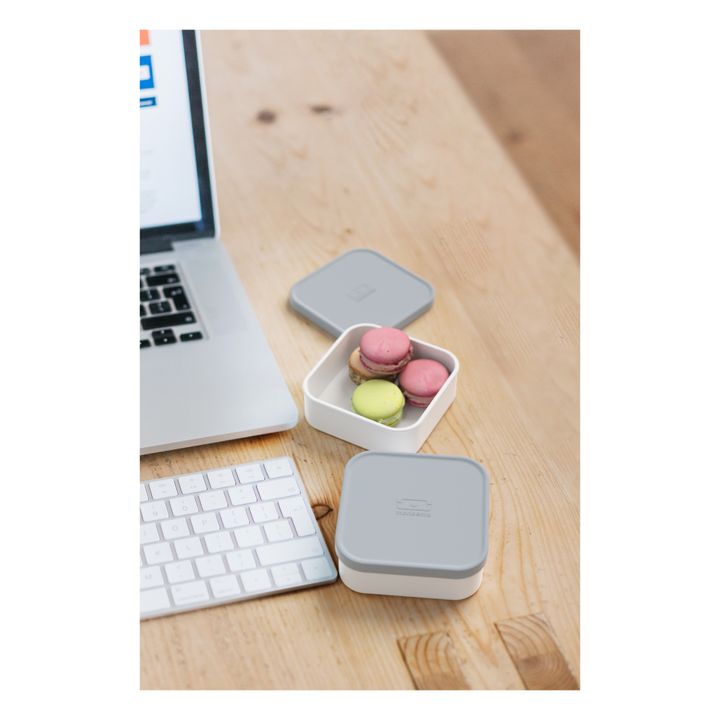 Boites de compartimentation pour bento MB Extra - Set de 4 | Gris- Image produit n°11