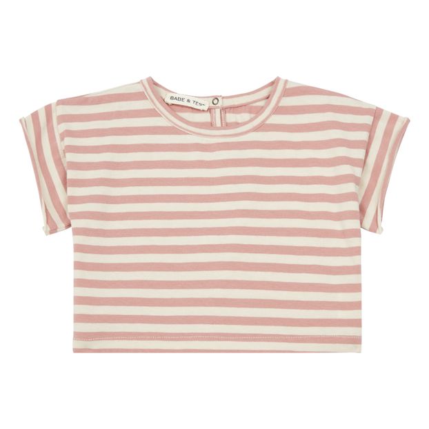 Cropped Striped T-shirt -product