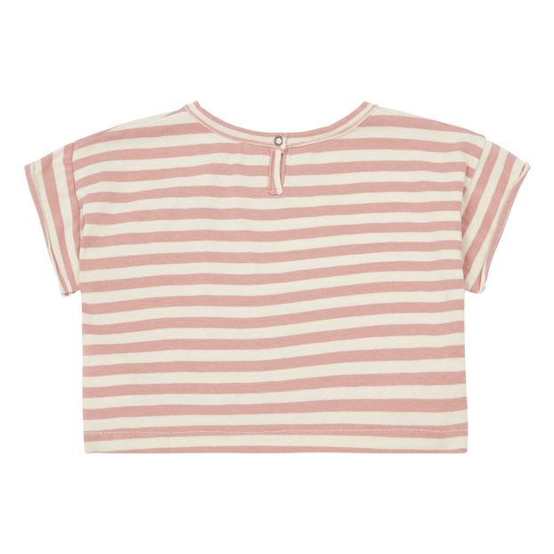 Cropped Striped T-shirt -product