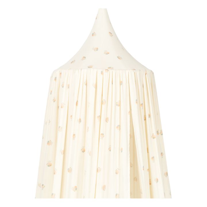 Ciel de lit Amour en coton bio | Crème- Image produit n°3