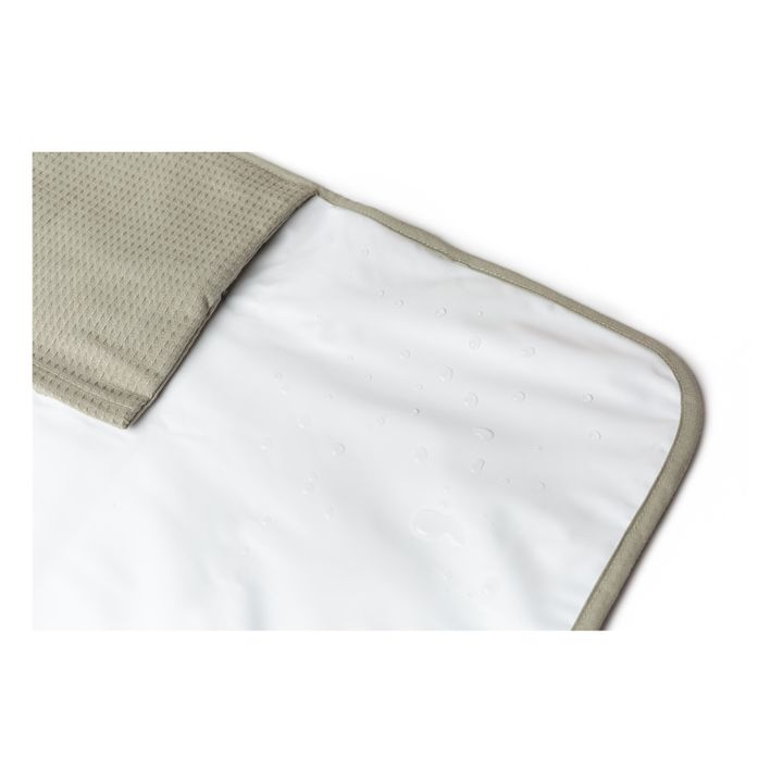 Matelas à langer de voyage Mozart en coton bio | Sauge- Image produit n°6
