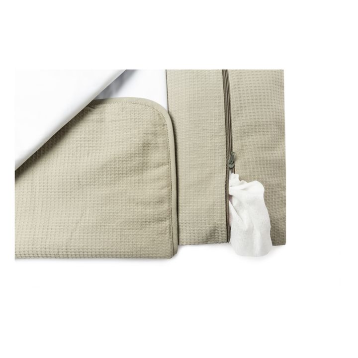 Matelas à langer de voyage Mozart en coton bio | Sauge- Image produit n°7