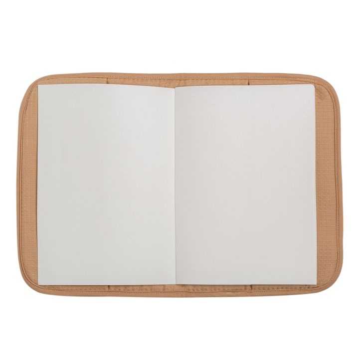 Protège carnet de santé Poema en coton bio | Nude- Image produit n°3
