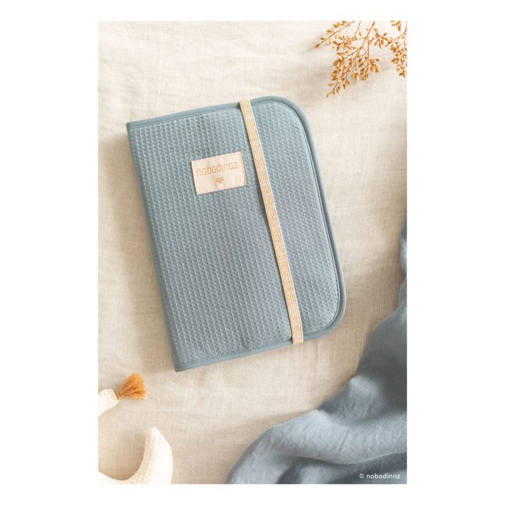 Poema Organic Cotton Health Book Cover | Blue- Product image n°3