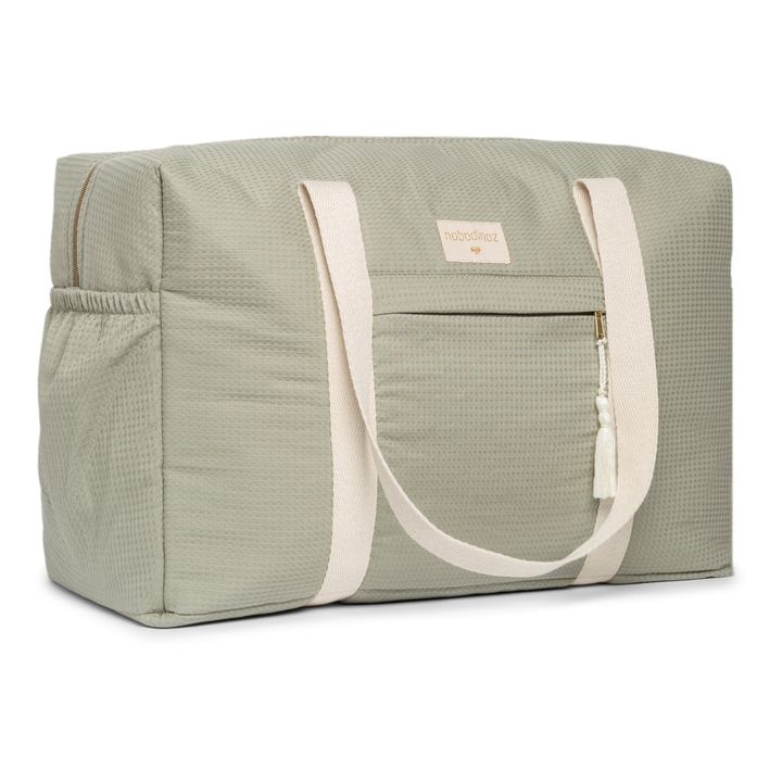 Bolso de maternidad Opéra en algodón orgánico | Salvia- Imagen del producto n°0