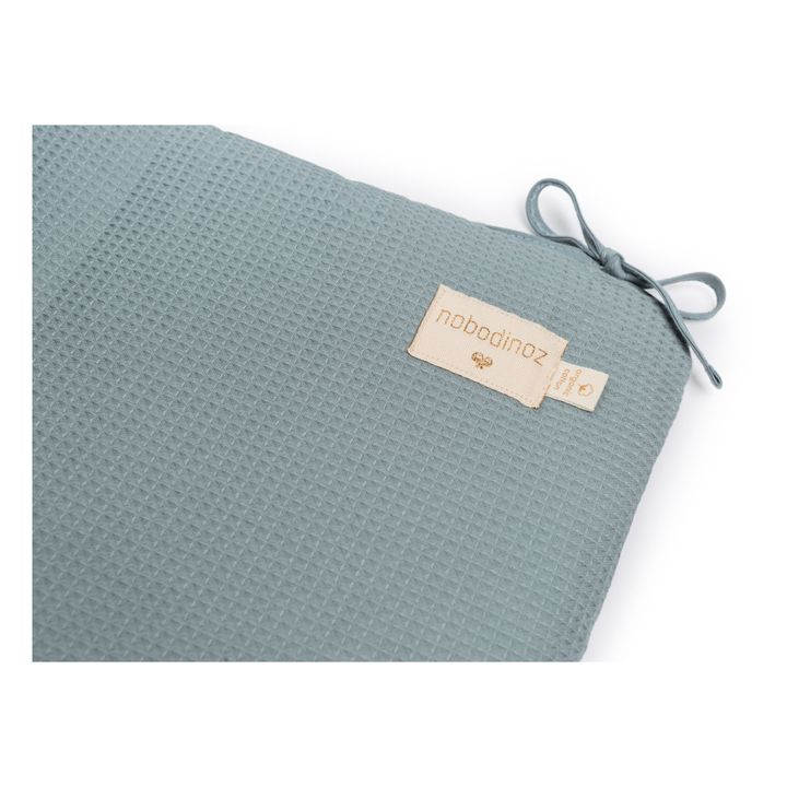 Tour de lit en coton bio Nest | Bleu- Image produit n°1