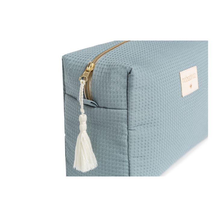 Kosmetiktasche Diva aus Bio-Baumwolle | Blau- Produktbild Nr. 5