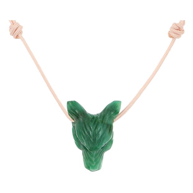 Jade Wolf Necklace -product