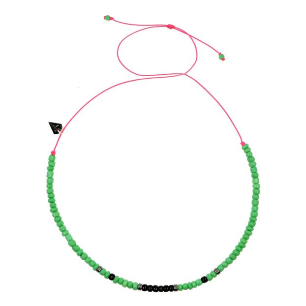 Collier Puka Perle de Verre-product